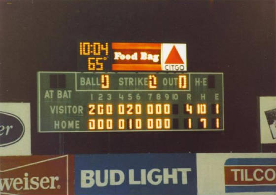 Beehive's Scoreboard