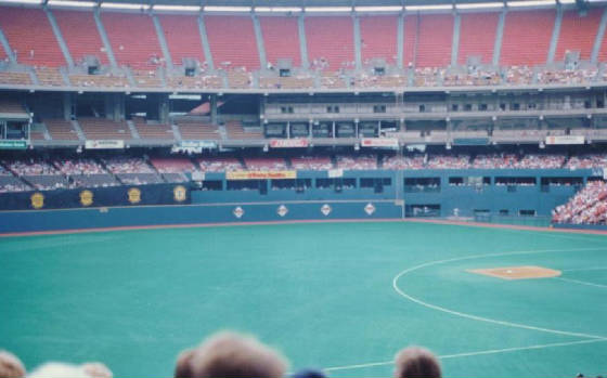 Looking at Right field - Three Rivers Stadium