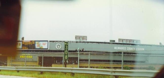 Milwaukee County Stadium exterior